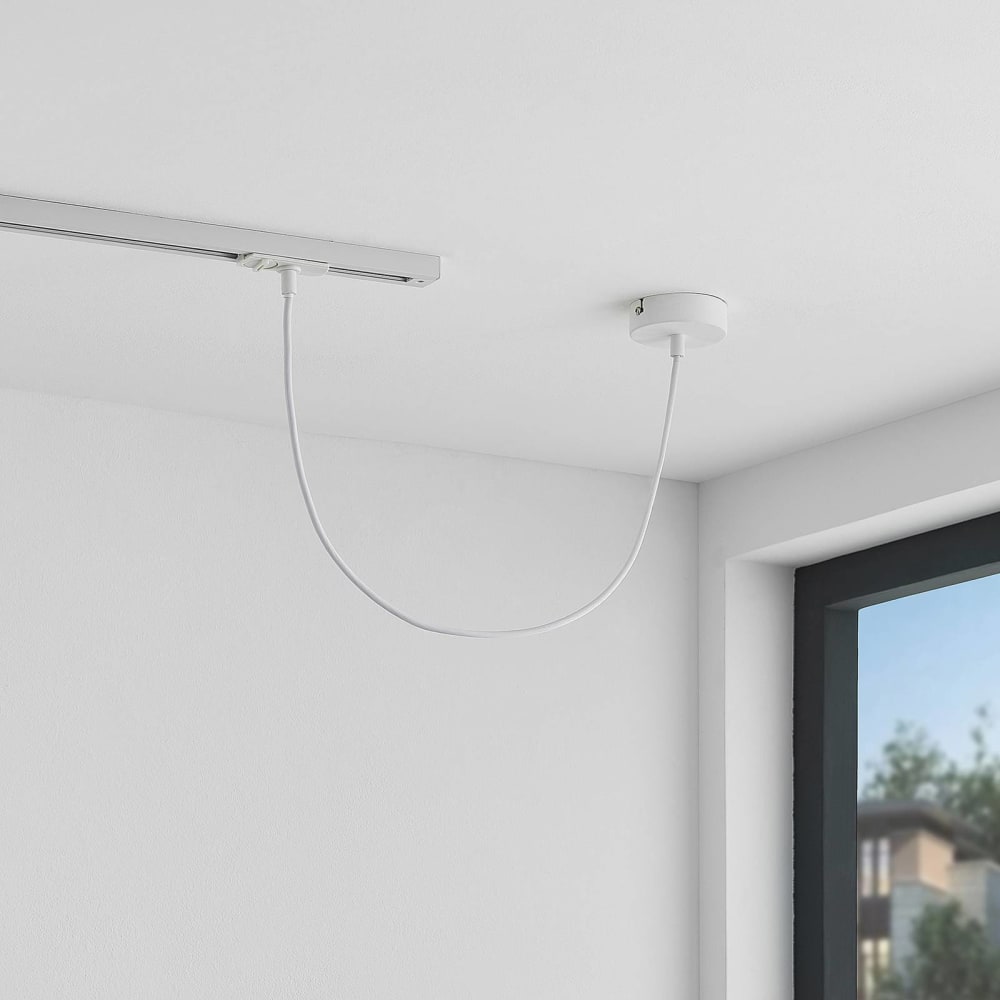 Stromschienenleuchte aus Metall, weiß - Maisons Du Monde