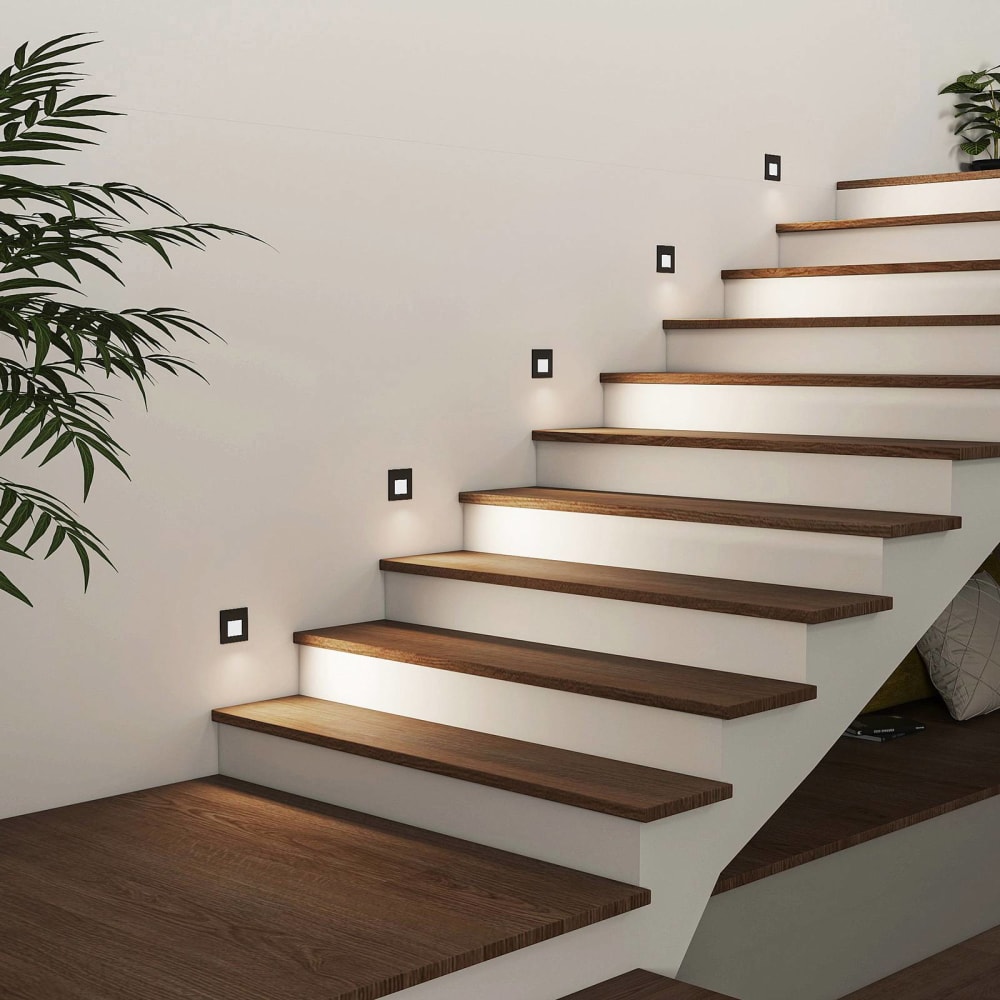 Wandeinbaustrahler aus Aluminium, schwarz - Maisons Du Monde