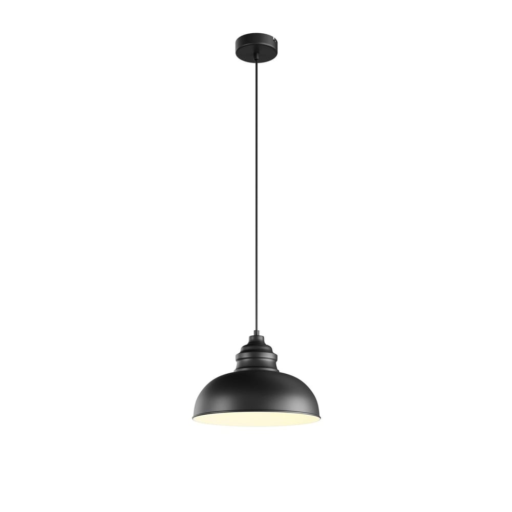 Lindby Pendelleuchte aus Metall, schwarz style modern - Metall