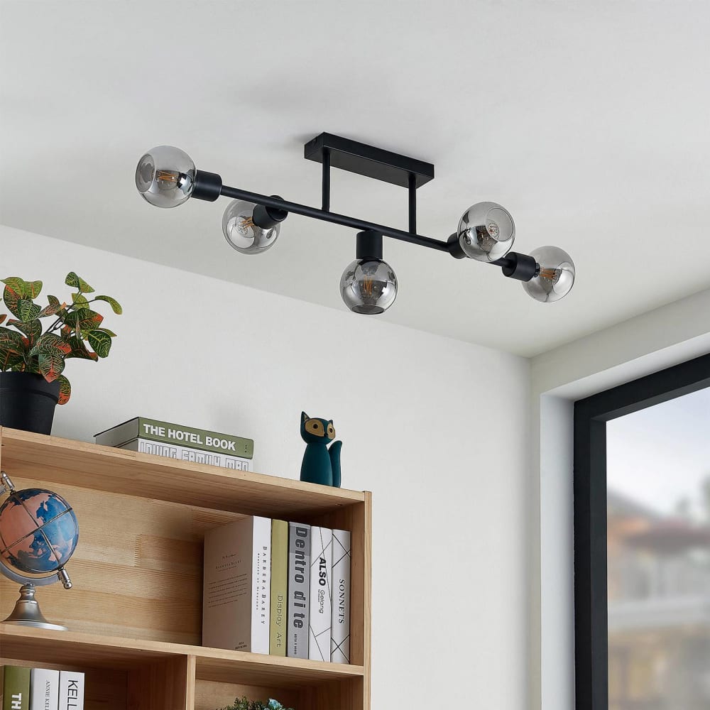 Deckenlampe aus Metall, schwarz - Maisons Du Monde