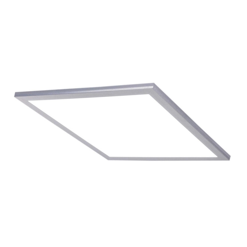 Lindby LED Deckenleuchte (LED Panel) aus Kunststoff, grau style modern - Pvc - Polyvinlychlorid