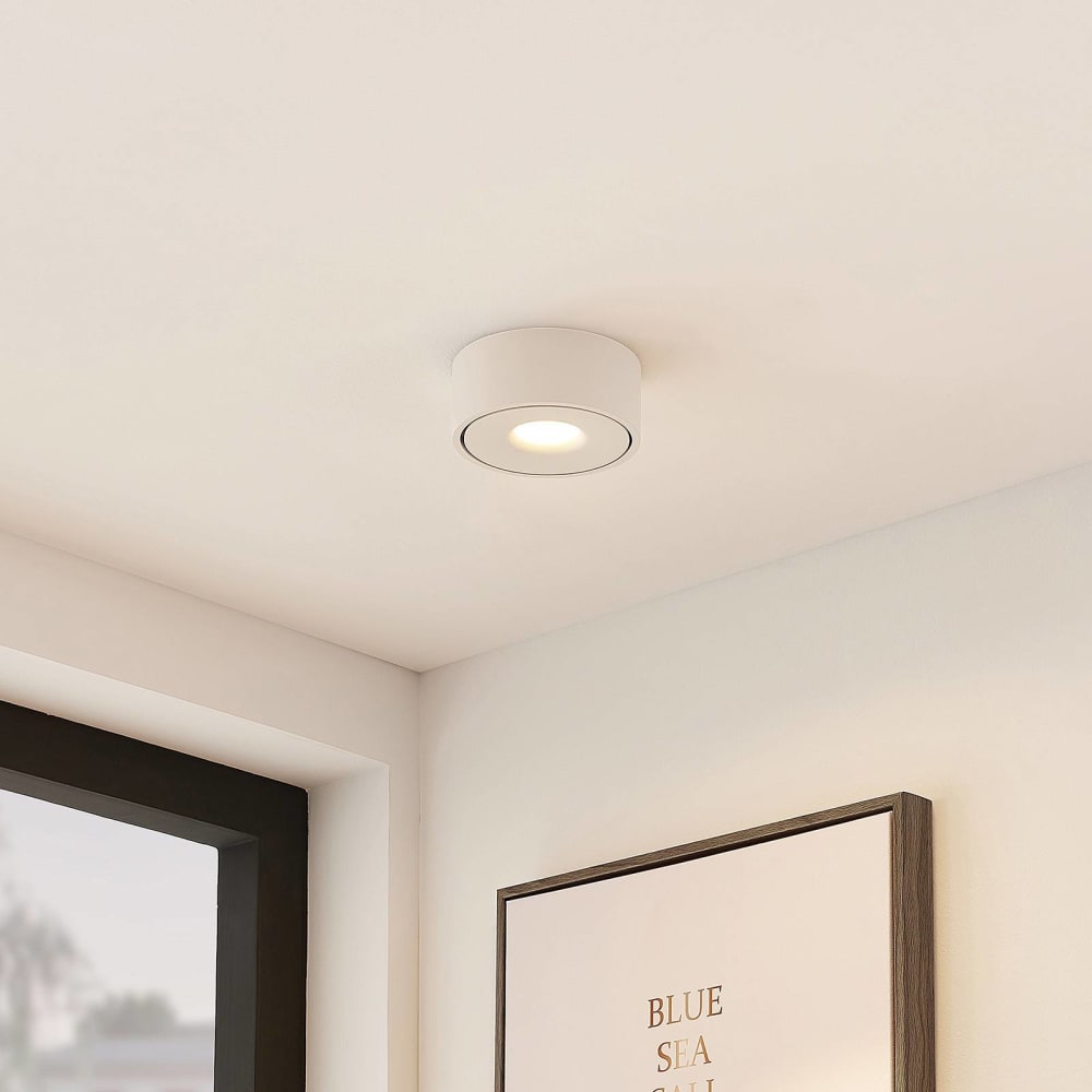 LED Deckenleuchte aus Aluminium, weiß - Maisons Du Monde