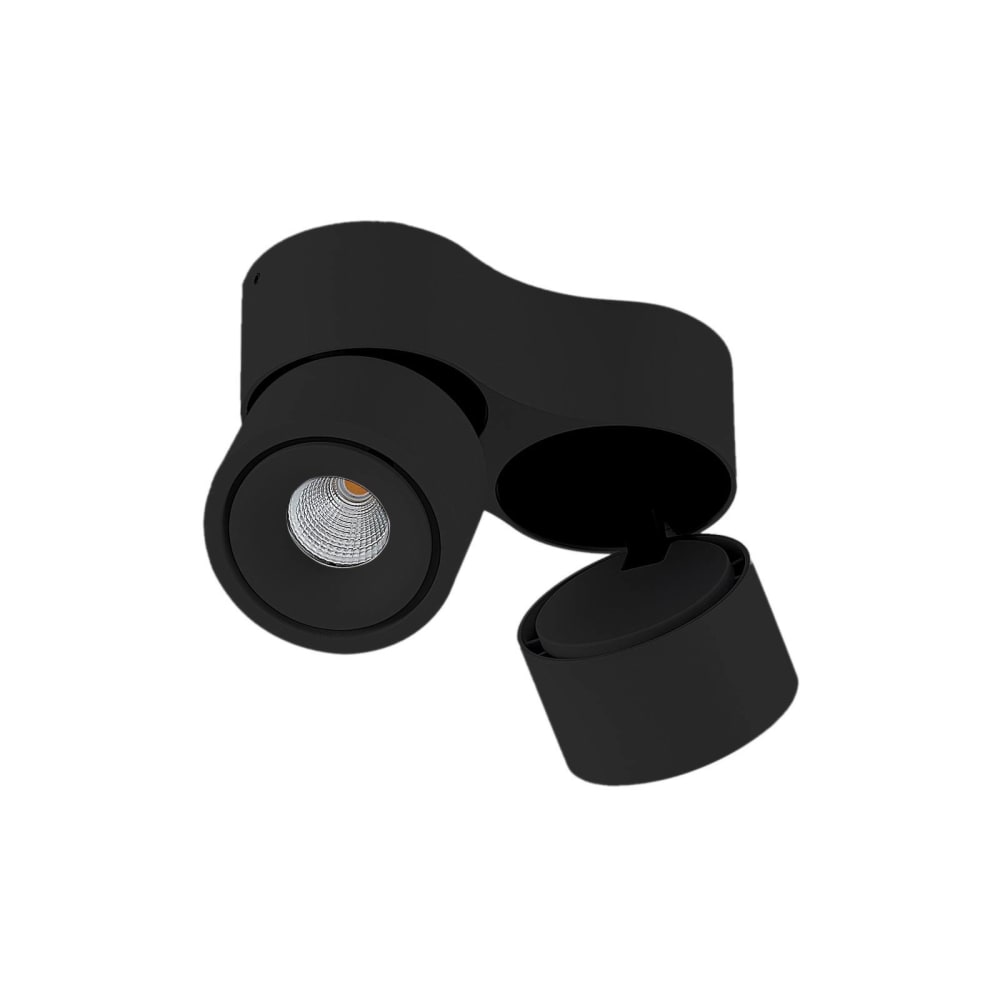 Arcchio LED Deckenlampe aus Aluminium, schwarz style modern - Aluminium