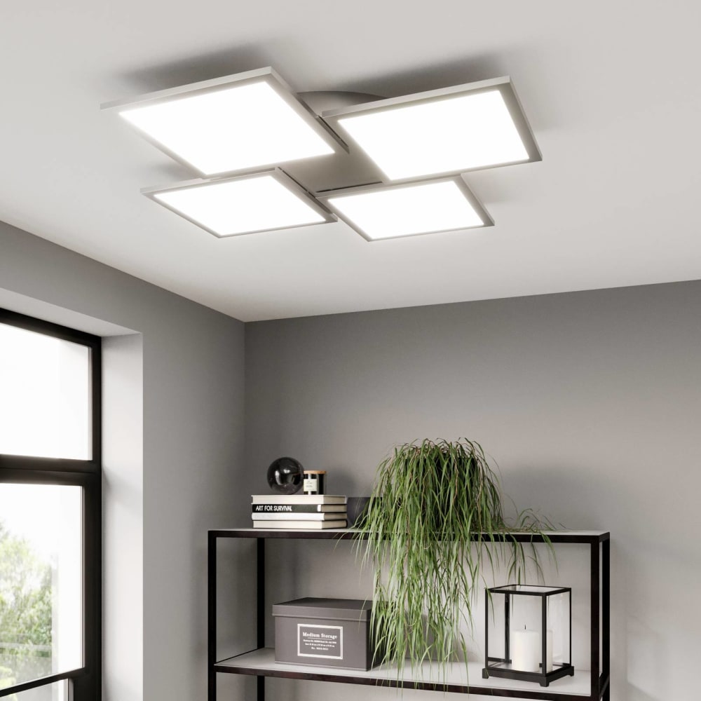 LED Deckenleuchte aus Aluminium, grau - Maisons Du Monde