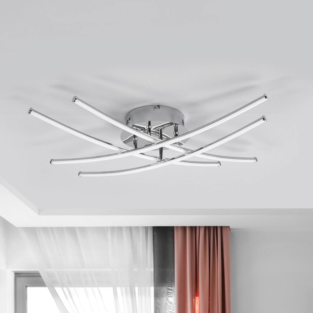 LED Deckenleuchte aus Metall, chrom - Maisons Du Monde