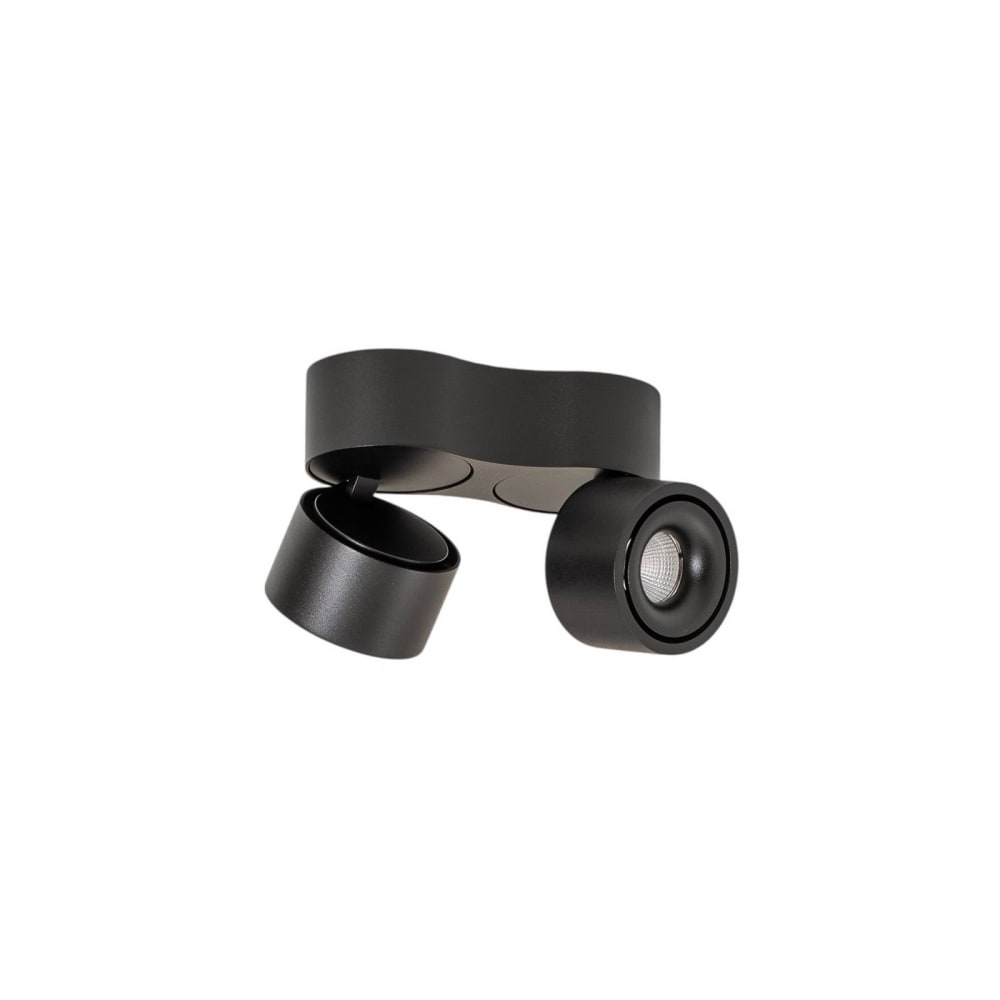 LED Deckenlampe aus Aluminium, schwarz - Maisons Du Monde