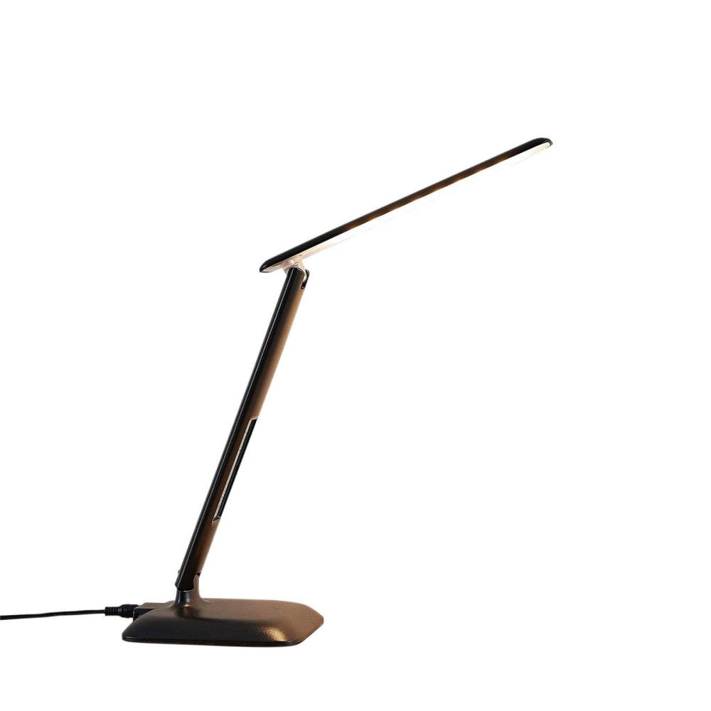 Lampe à poser en plastique noir