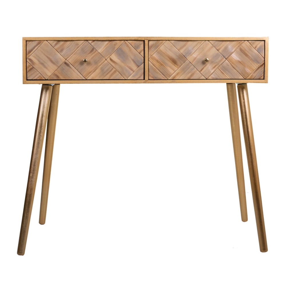 Console en bois marron 88x41x79h - Maisons du Monde