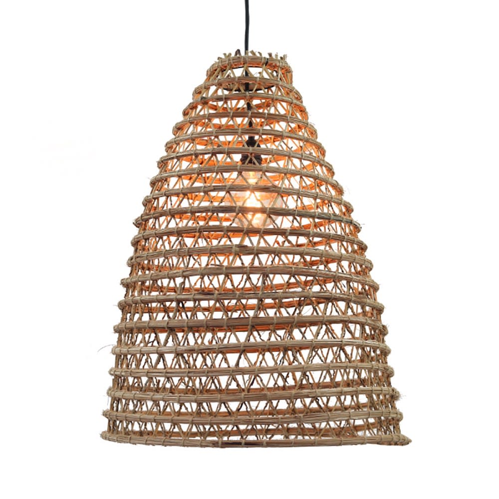 Suspension extérieur en fibres de palmier D.48cm