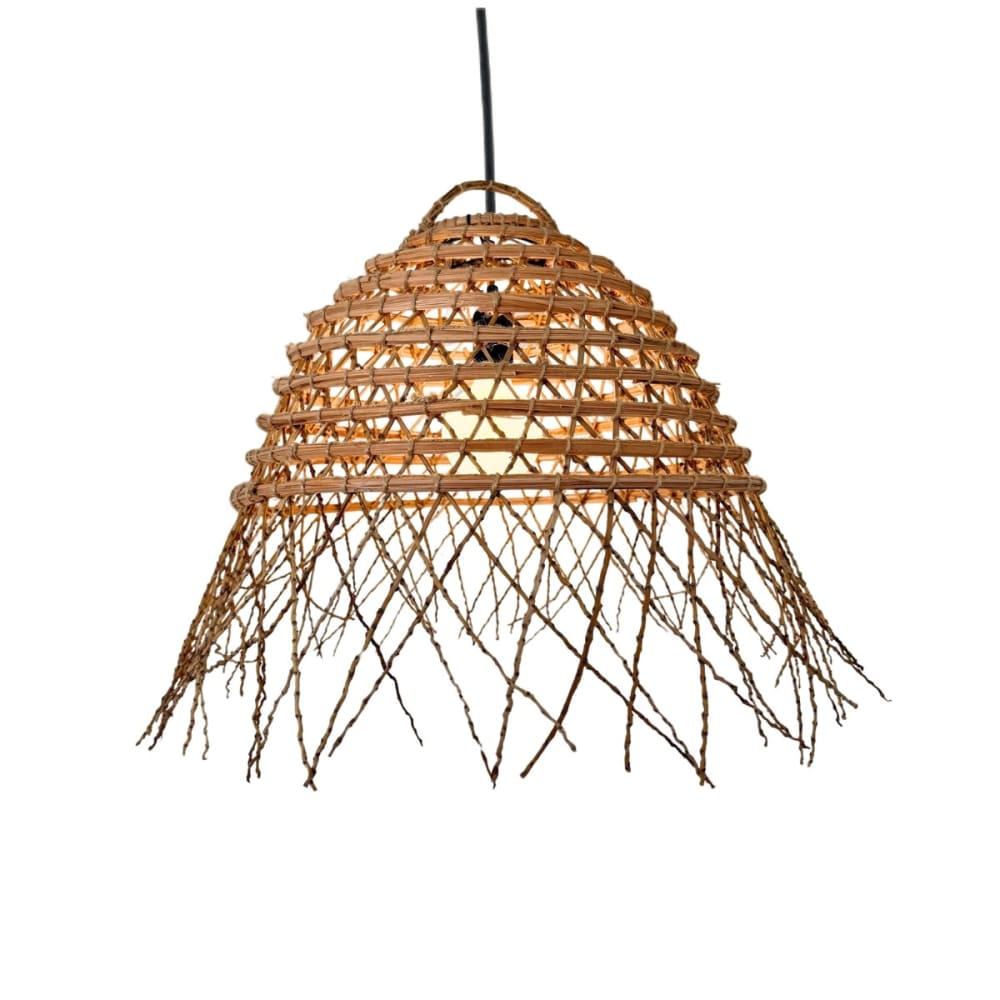 Suspension extérieur en fibres de palmier D.60cm