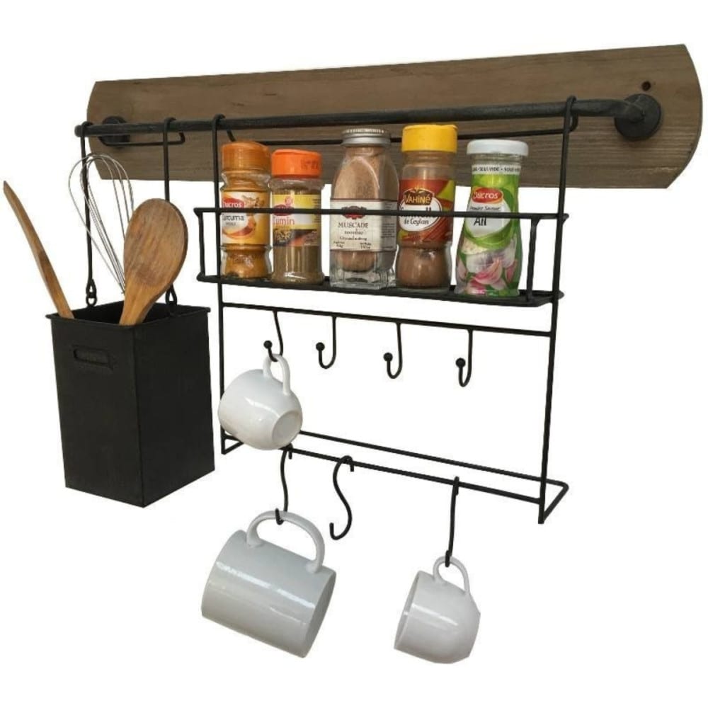 Etagère murale rangement cuisine 60cm — vue 3