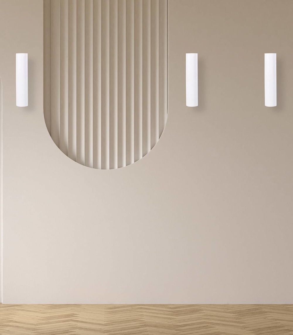 Applique en métal blanc, h. 24 cm - Maisons du Monde