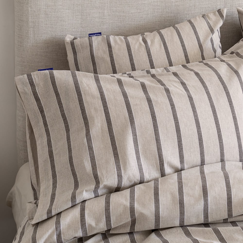 Taie d'oreiller 100% coton beige 80x80 cm - Maisons du Monde