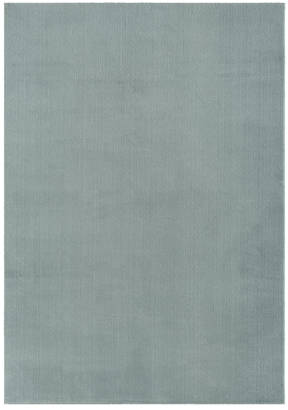 The carpet Teppich, waschbar und Anti-Rutsch, Uni-Farben, Blau, 60 x 110 cm style modern Blau Pes - Polyester