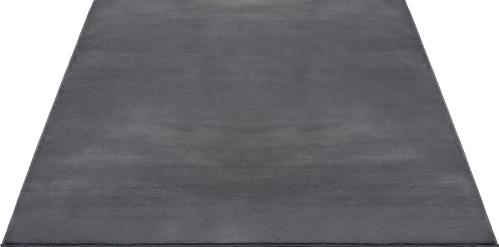Tapis moderne fausse fourrure, anthracite, 160 x 220 cm — vue 3