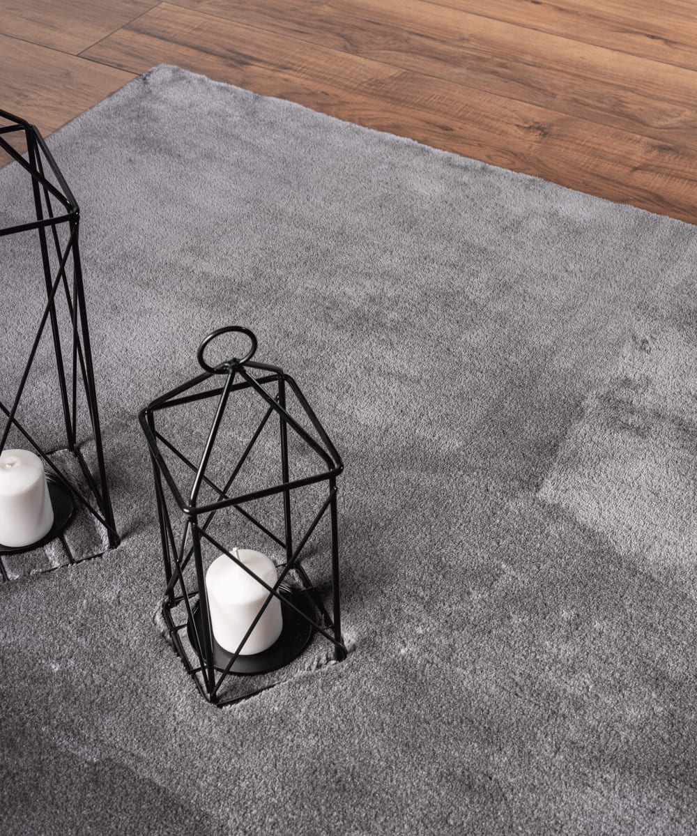 Tapis lavable et antidérapant, uni, anthracite, 80 x 150 cm — vue 4