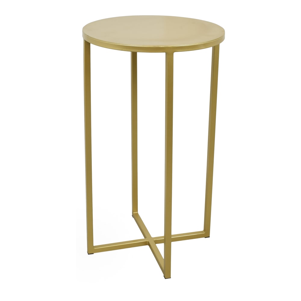 LOFT42 Beistelltisch aus Metall, 60x35 cm, Gold Gold Metall