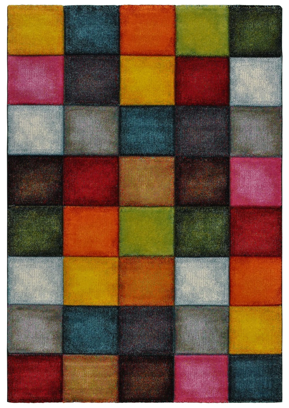 Tapis moderne élégante, multi, 80 x 150 cm