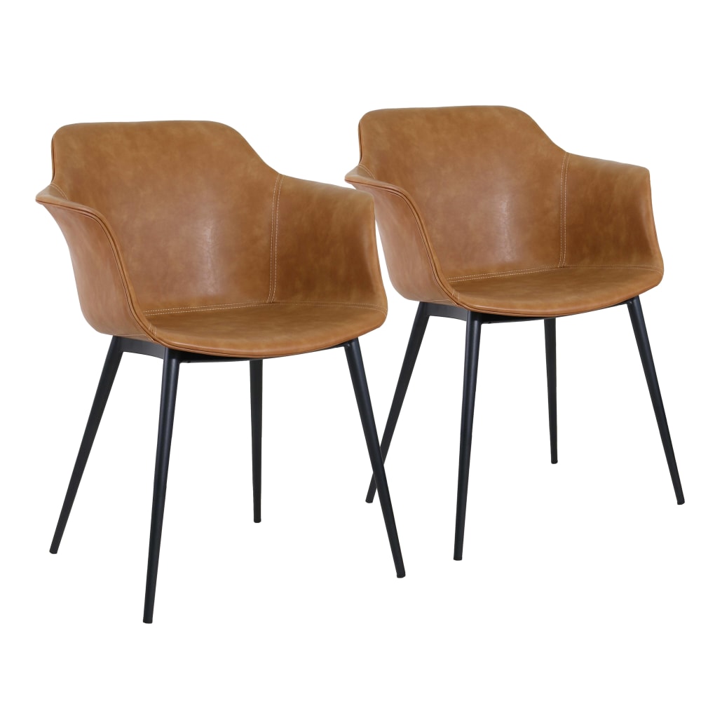 Lot de 2 fauteuils industriel - acier