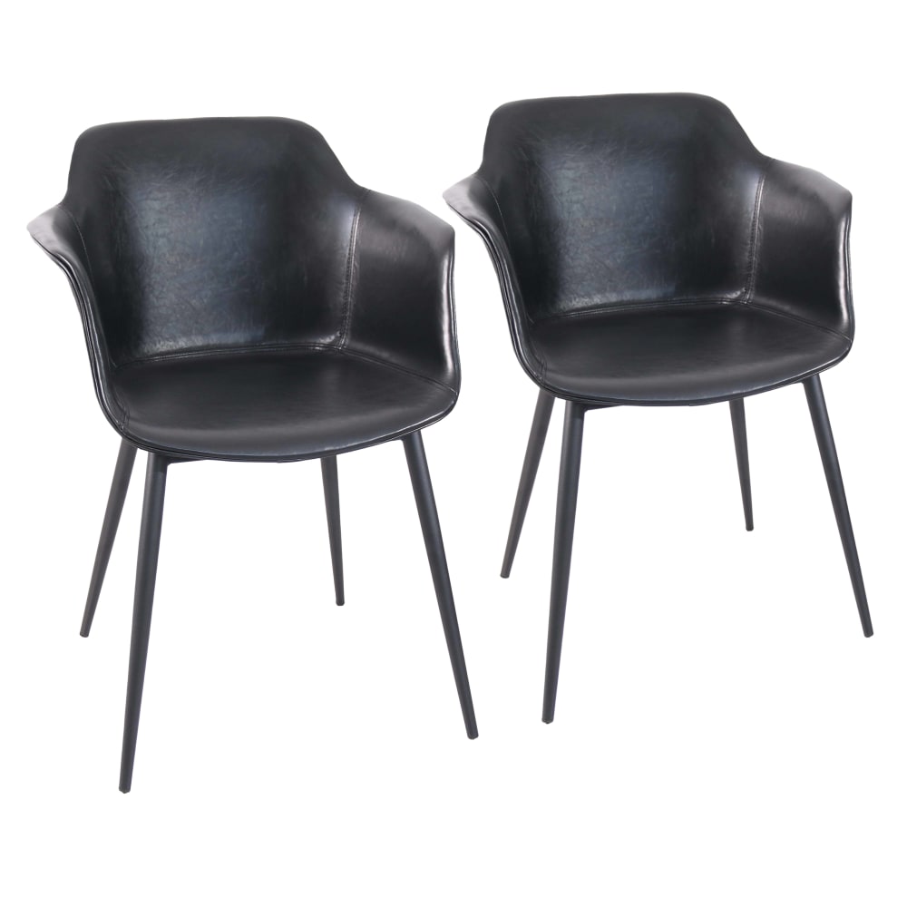 Lot de 2 fauteuils industriel - acier