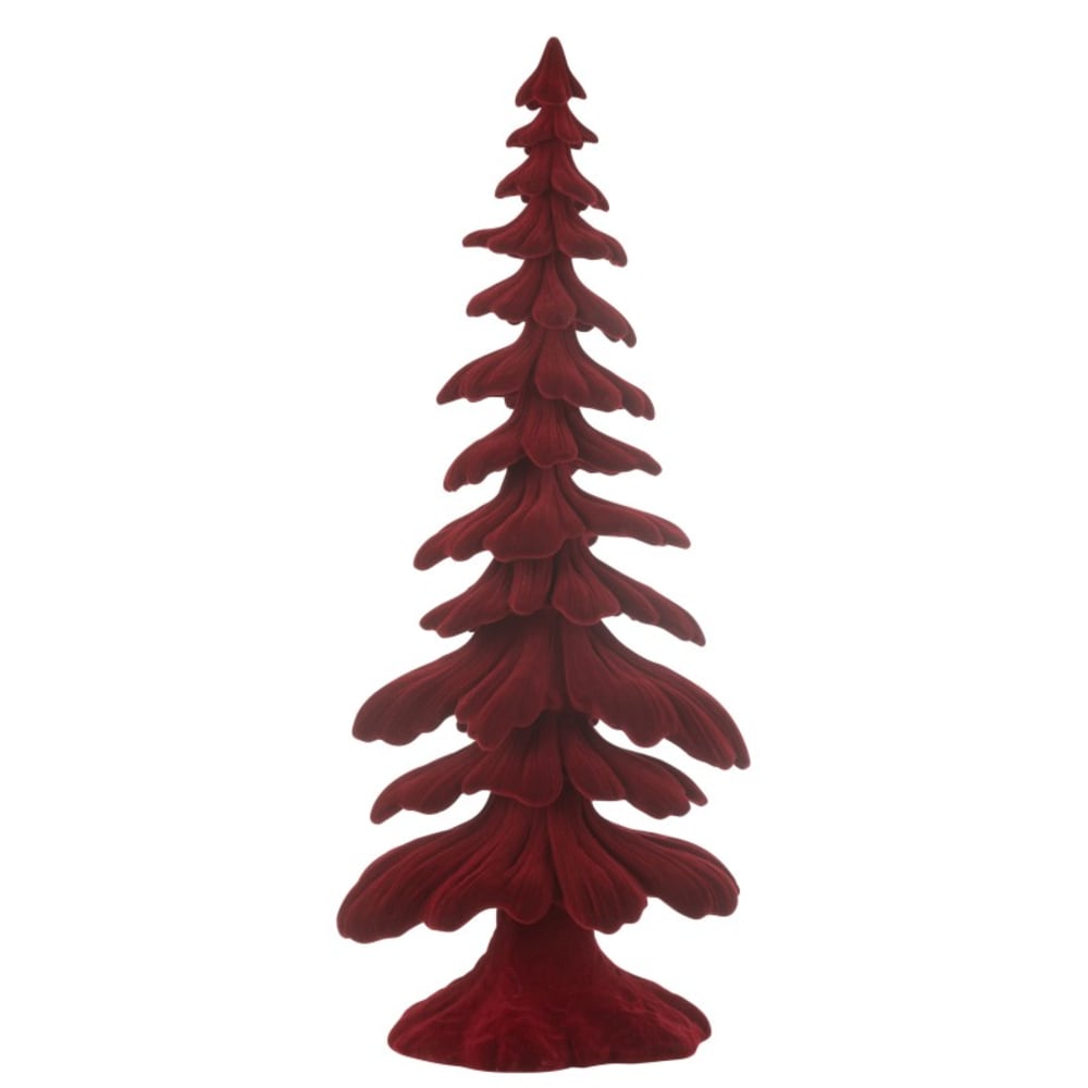 Árbol de Navidad de polirresina rojo 21*13.5*51 cm