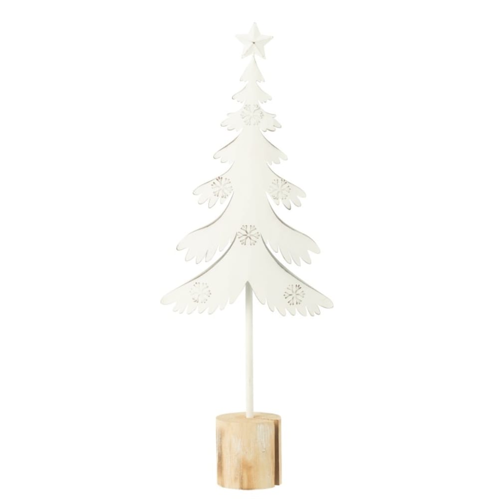 Árbol de Navidad de metal blanco 19*7.5*52 cm