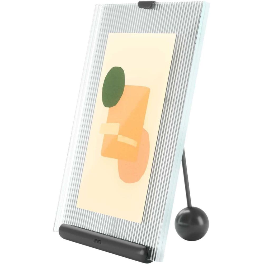 Cadre photo en zinc et verre flute pour photo 13 x 18 cm