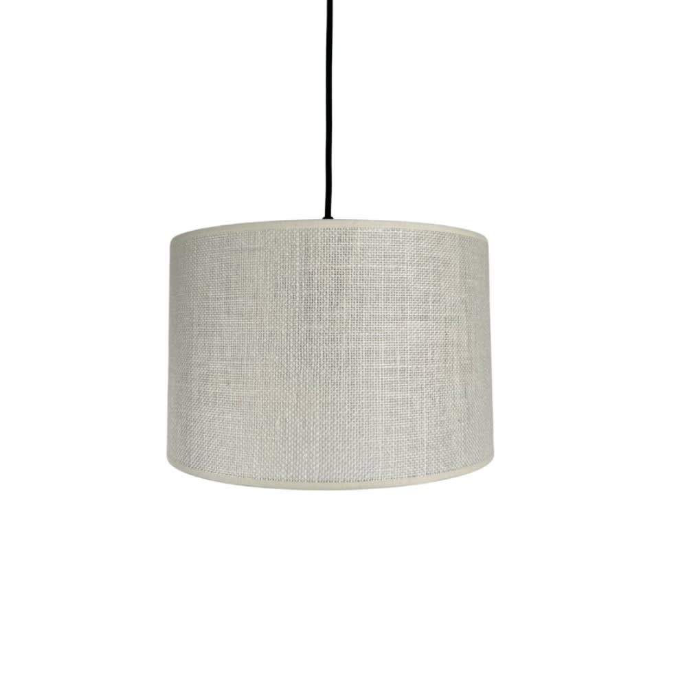 Abat-jour à suspendre en jute blanche non électrifiée d.28cm — vue 3