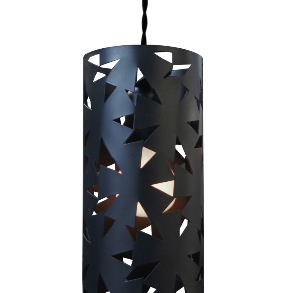 Suspension en acier noir d.12cm — vue 4