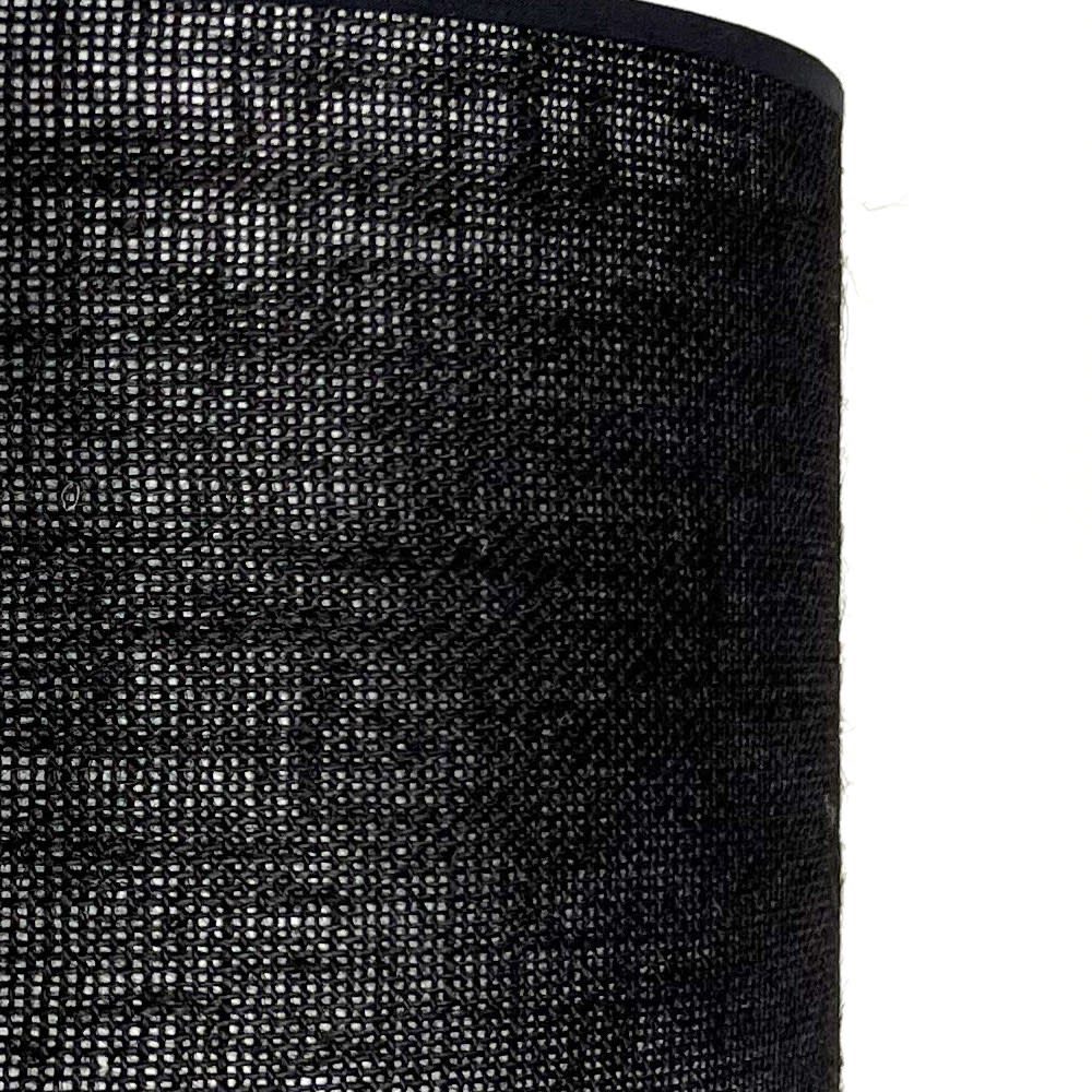 Abat-jour à suspendre en jute noire non électrifiée d.28cm — vue 4