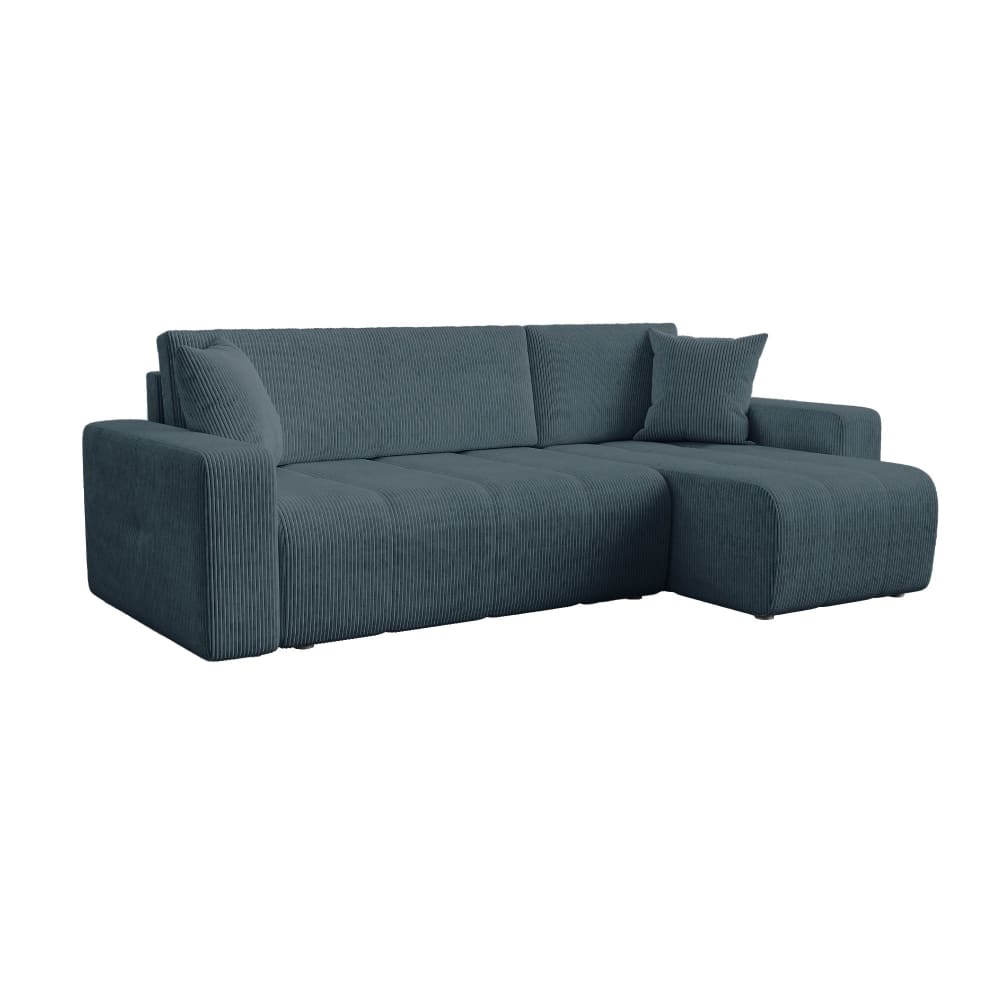 Canapé d'angle 5 places en velours