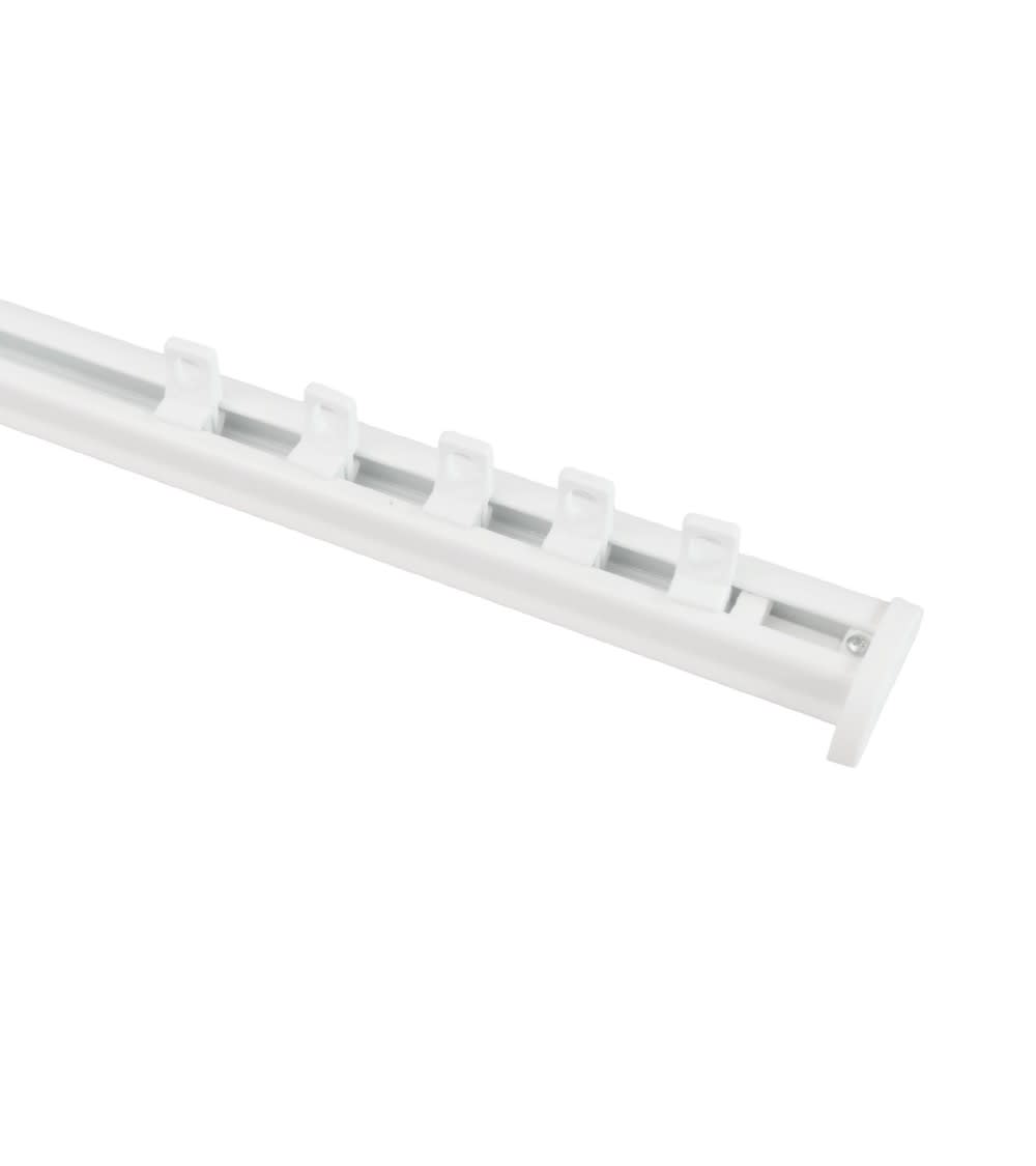Tringle rail pour rideau L.3,50 m - Blanc — vue 4