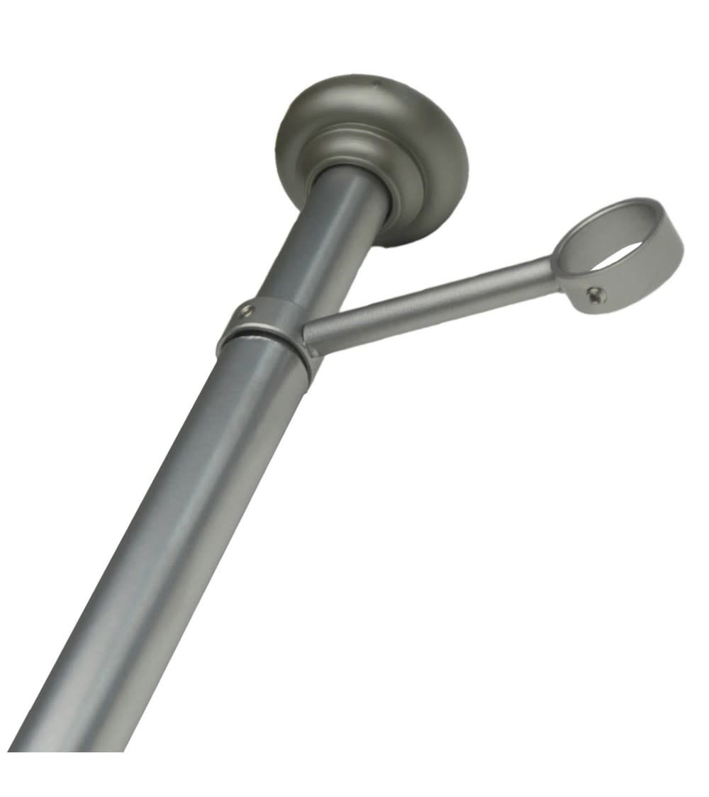 Barre Télescopique du Sol au Plafond sans Perçage de 2m à 3m - Nickel