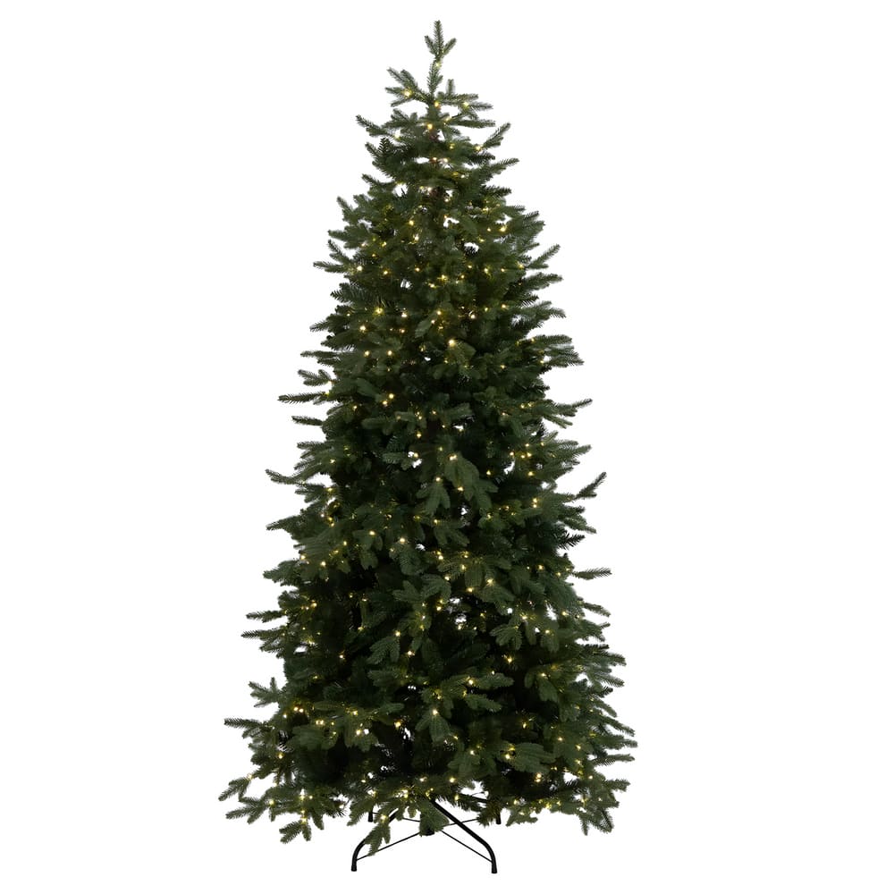 Árbol de Navidad verde artificial de 240 cm de altura