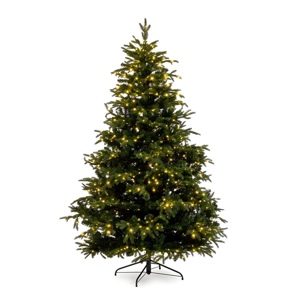 Árbol de navidad artificial con led 210h cm