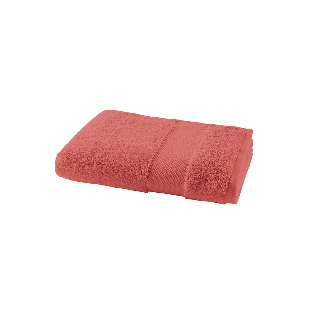 Serviette coton terre de sienne 50x100 cm