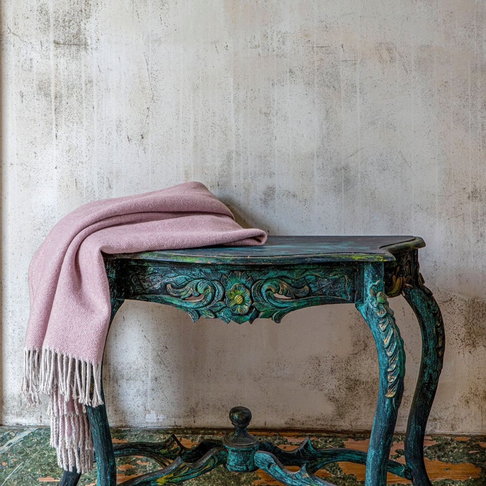 Plaid laine divin parme