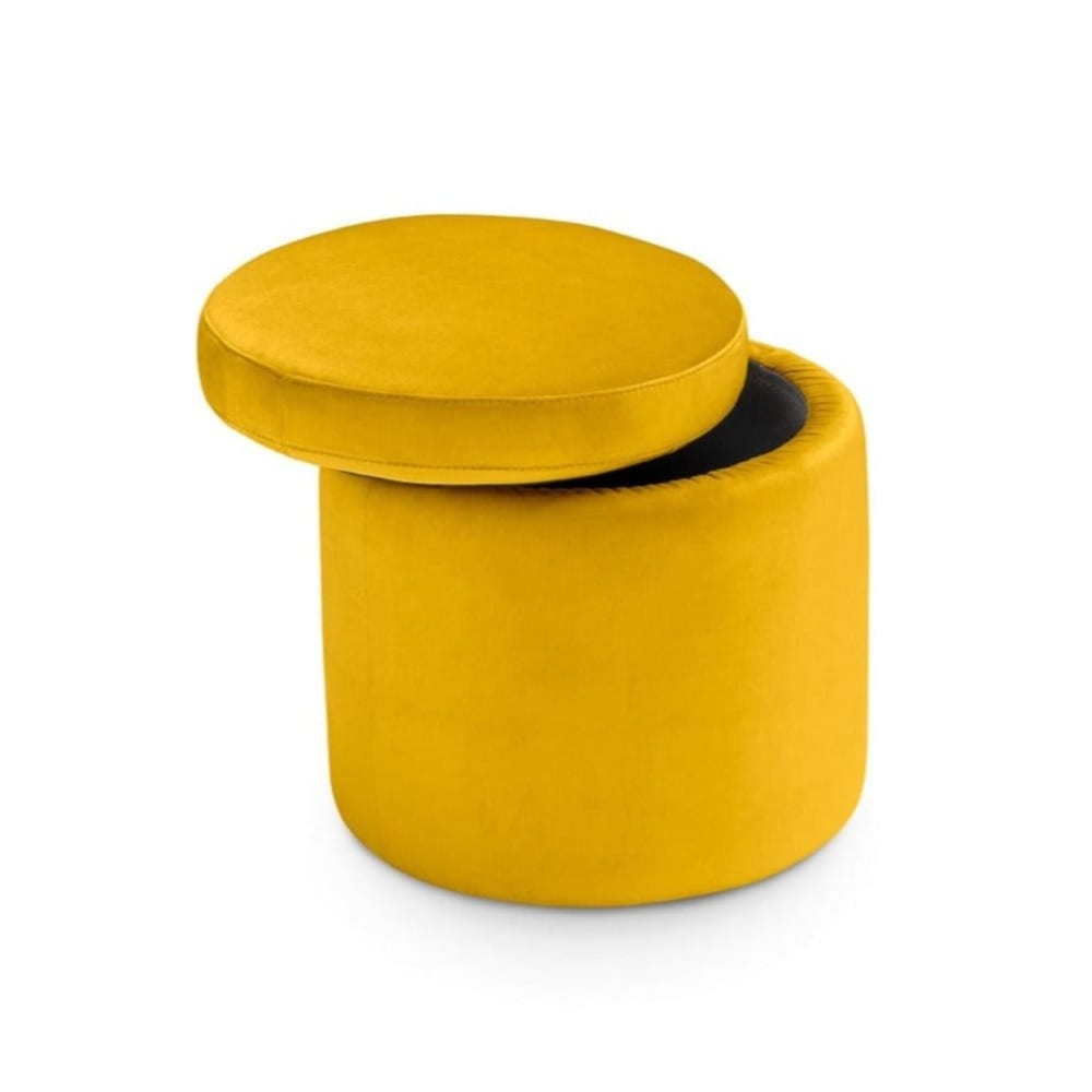 Pouf conteneur rond fabriqué - italie