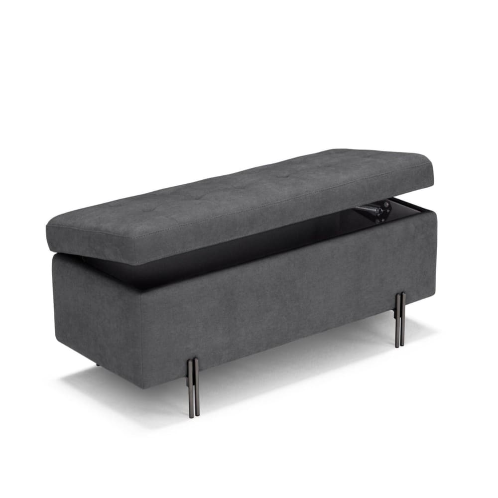banc rangement matelassée