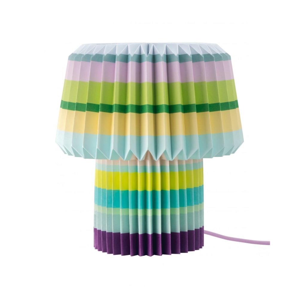 Lampe en papier Anna Stripes