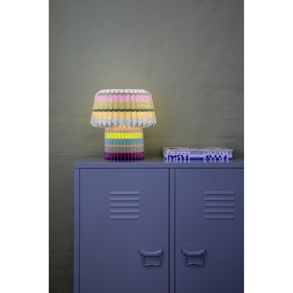 Lampe en papier anna stripes — vue 3