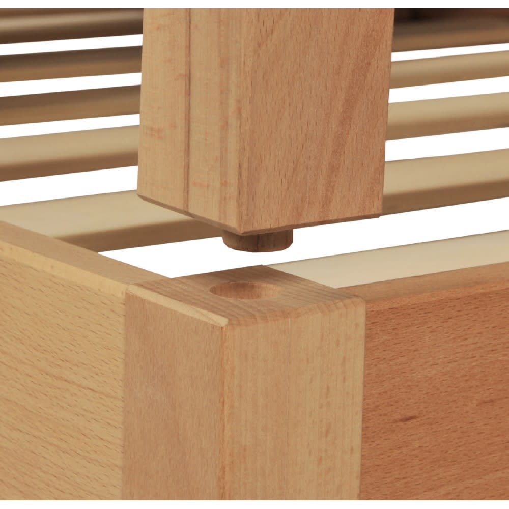 Ensemble de 2 lits empilables en hêtre 90x200 cm (Weber industries) - Image 2