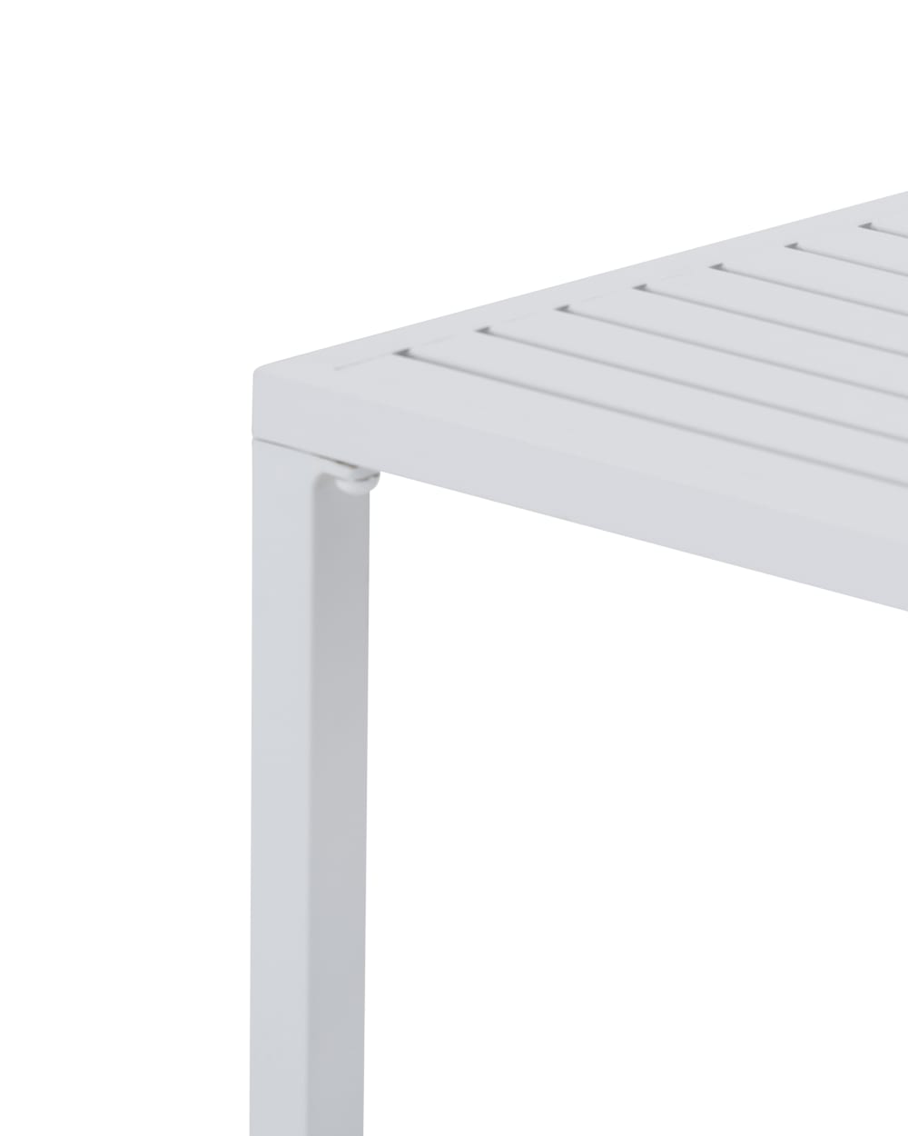 Table d'appoint jardin aluminium blanc - Maisons du Monde