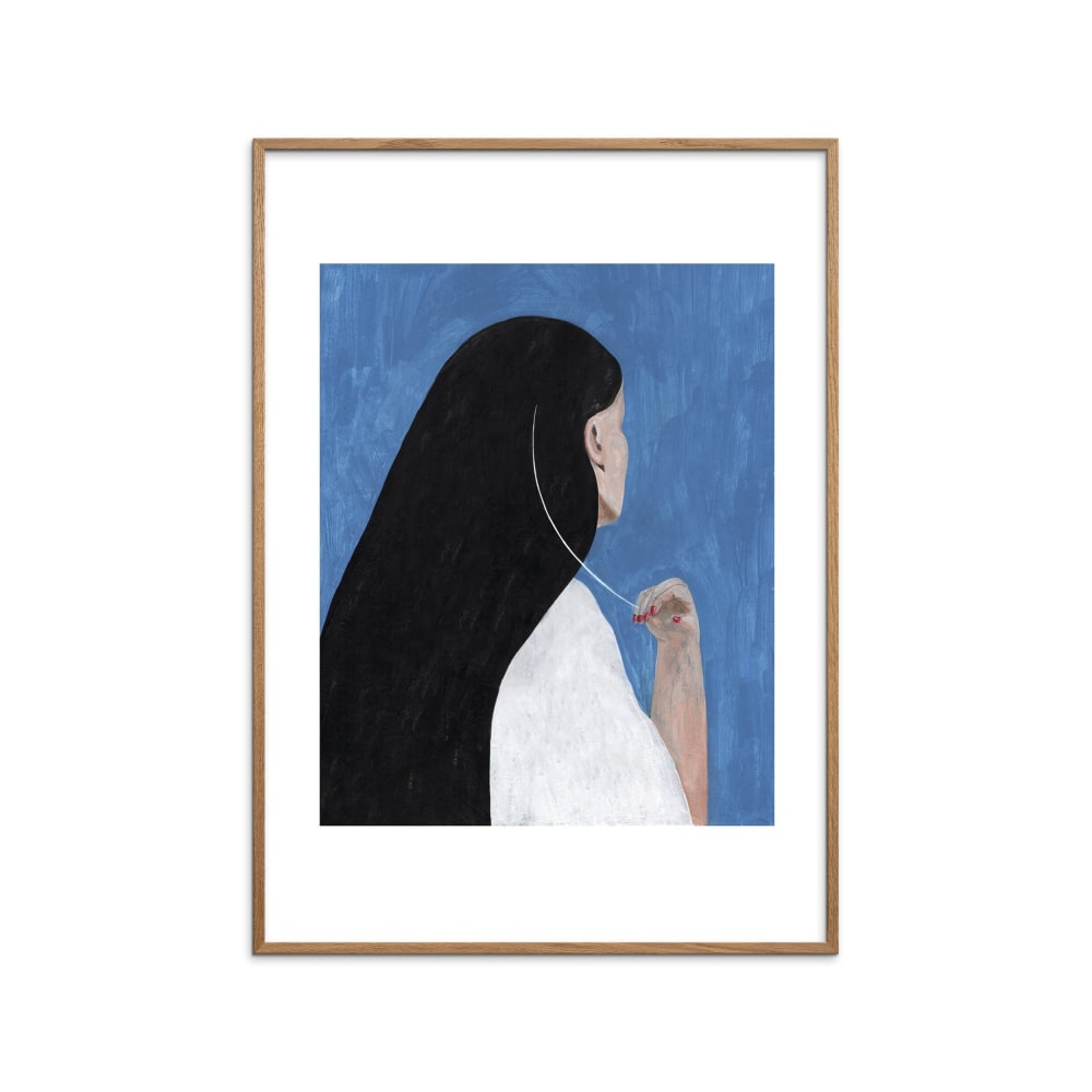 Affiche ''Beautiful Problem'' Cadre en Chêne - 30x40 cm