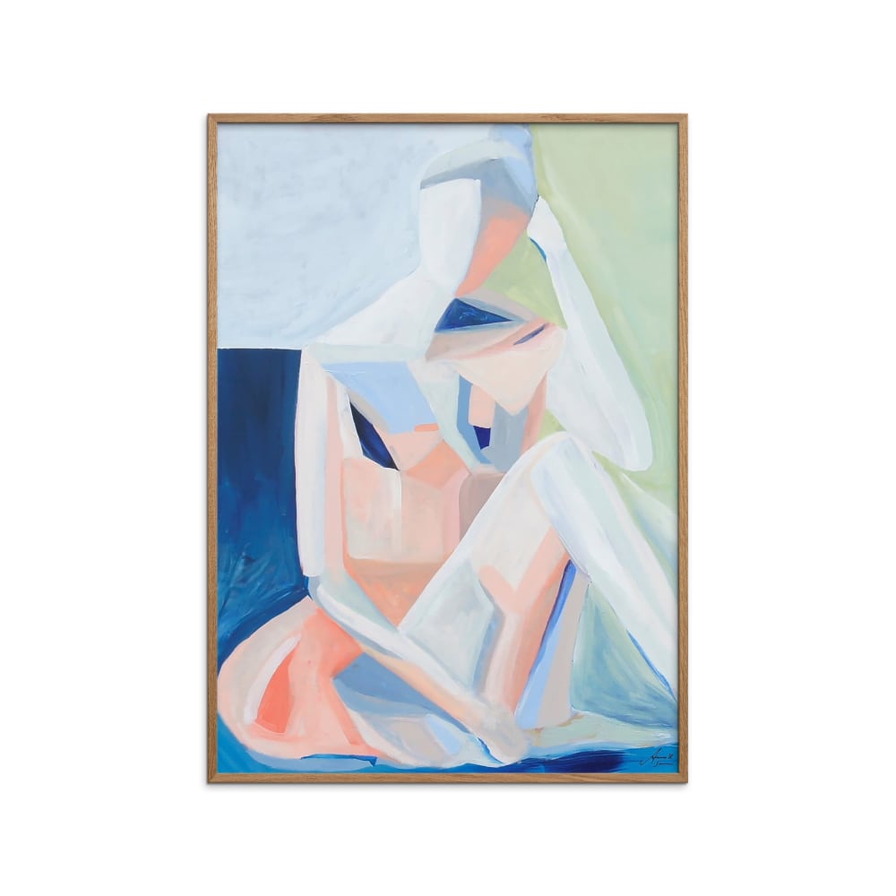 Affiche ''Elly'' Cadre en Chêne - 30x40 cm