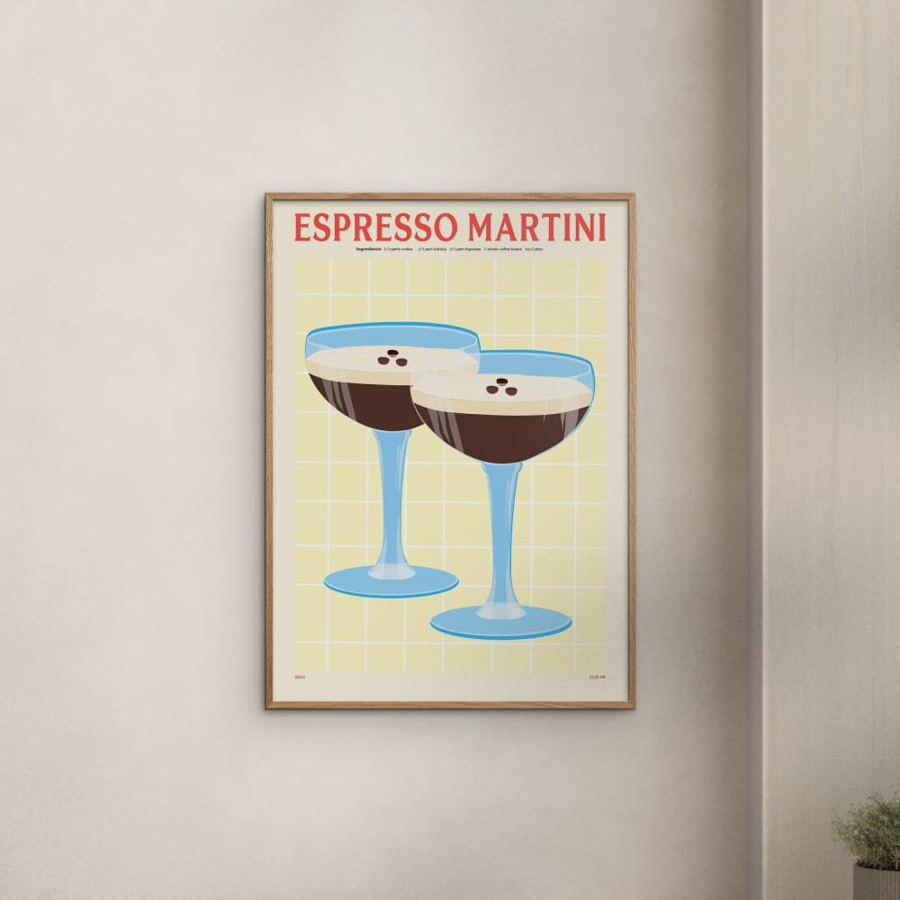 Affiche ''Elin PK - Espresso Martini'' sans cadre  - 70 x 100 cm