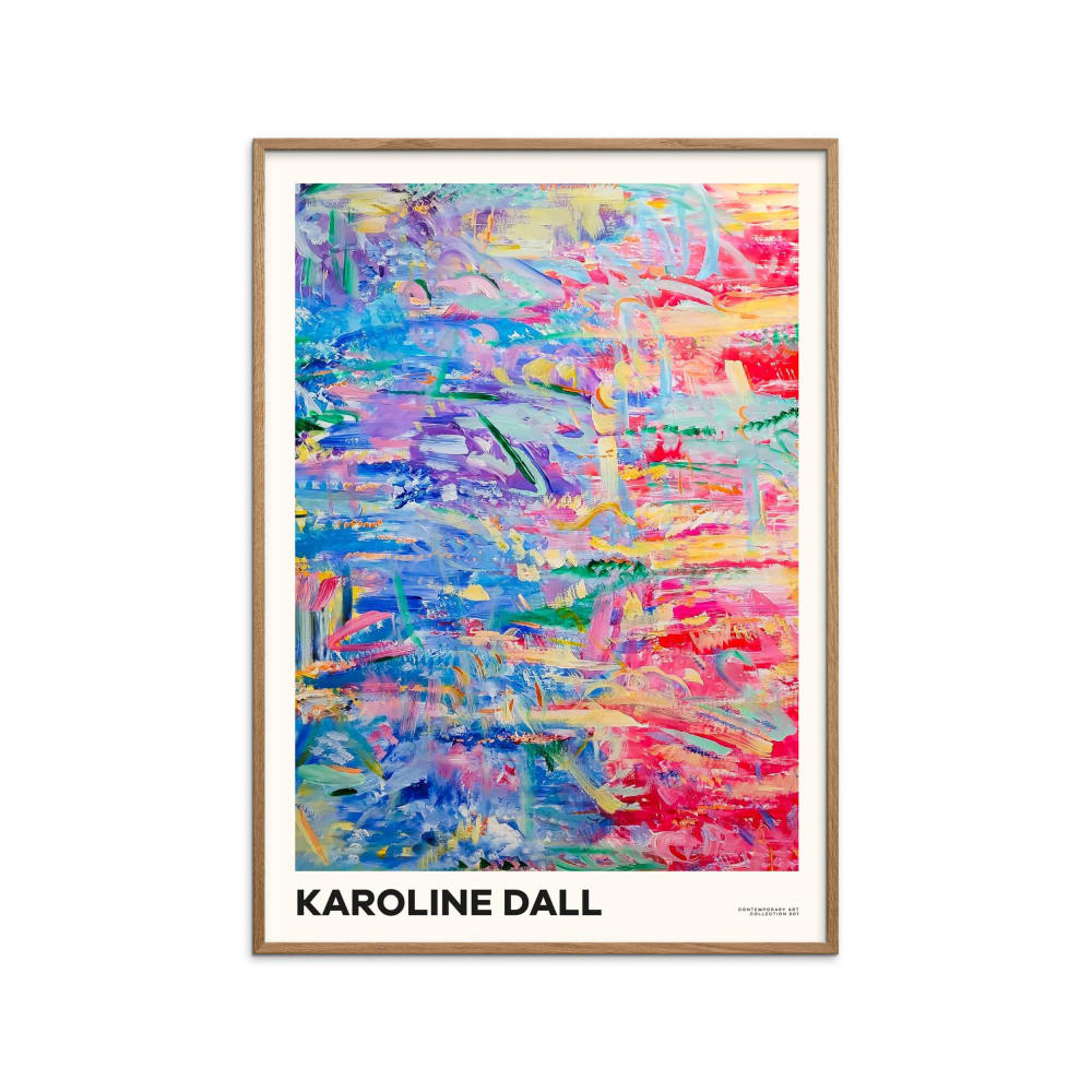 Affiche ''Contemporary Art Collection — 07'' Cadre en Chêne - 70x100 cm