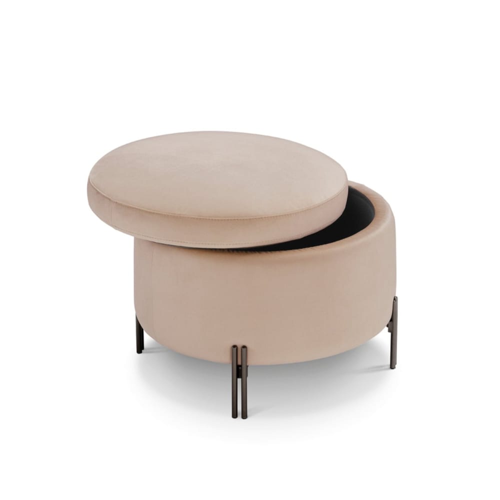Pouf conteneur rond fabriqué - italie