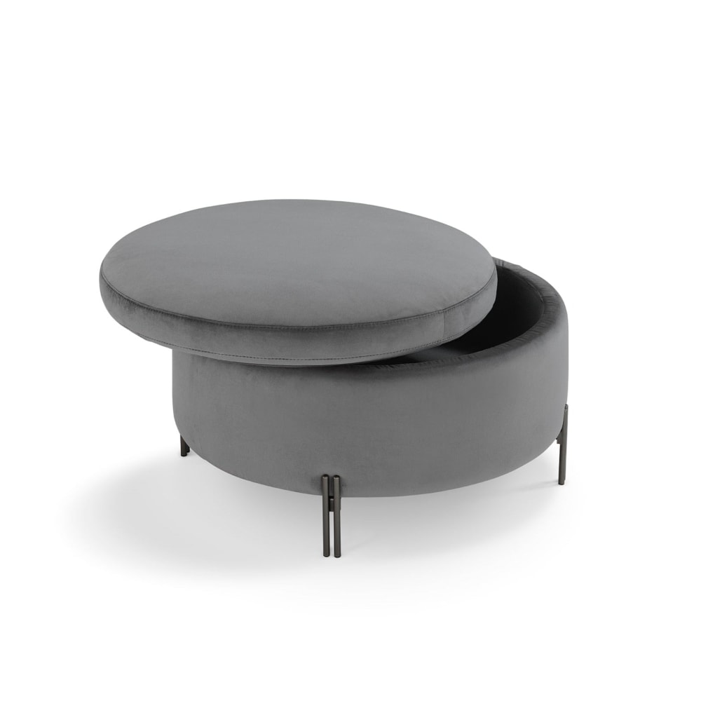 Pouf conteneur rond fabriqué - italie