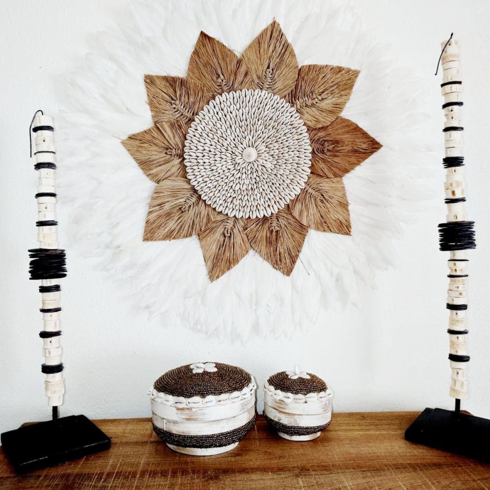Monnaies en Coquillages sur Support, Lot de 3 - Maisons du Monde